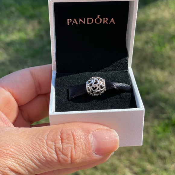 Retired Pandora Charm- Open Heart - Picture 5 of 5